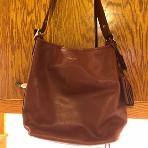 Authentic Coach Legacy Duffle Cognac #19893